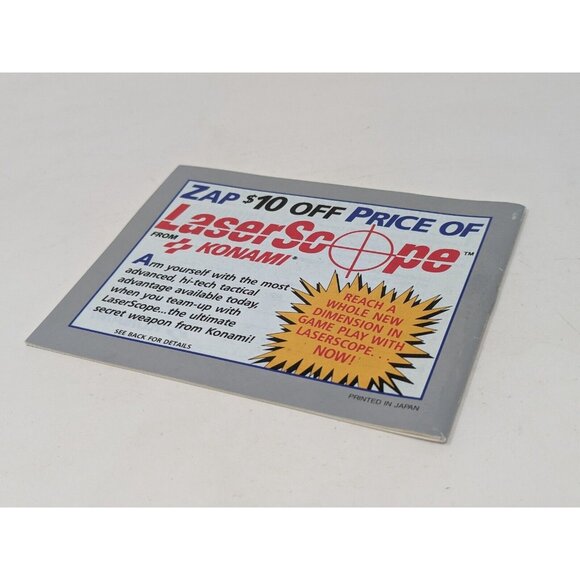 Laser Invasion (NES Nintendo, 1991) Manual Only Konami VTG - Picture 3 of 6